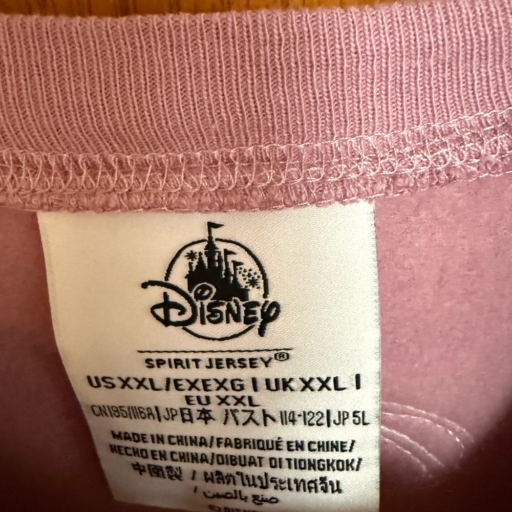 Disney Pink Spirit Jersey 50th Anniversary Sweatshirt - Picture 2 of 4